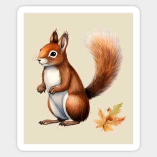 squirrel love Sticker